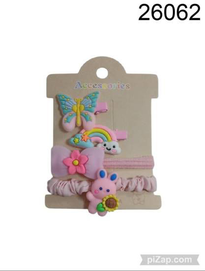 Imagen de SET X4 COLITAS Y HEBILLAS INFANTIL 3.26